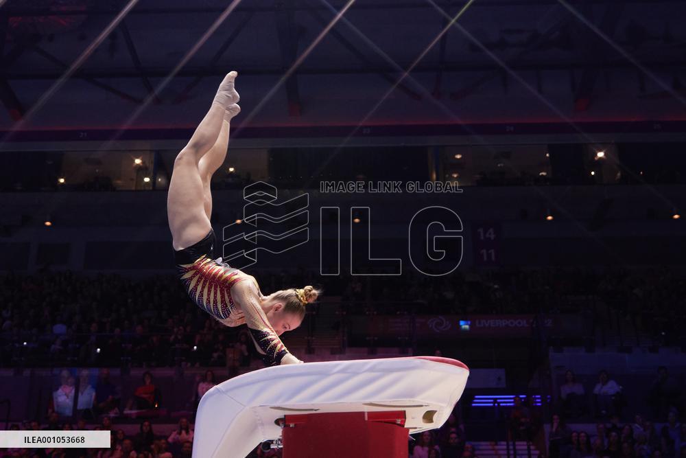 (SP)BRITAIN-LIVERPOOL-ARTISTIC GYMNASTICS-WORLD CHAMPIONSHIPS-WOMEN'S VAULT FINAL