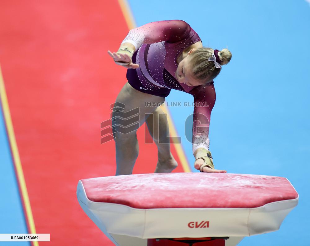 (SP)BRITAIN-LIVERPOOL-ARTISTIC GYMNASTICS-WORLD CHAMPIONSHIPS-WOMEN'S VAULT FINAL