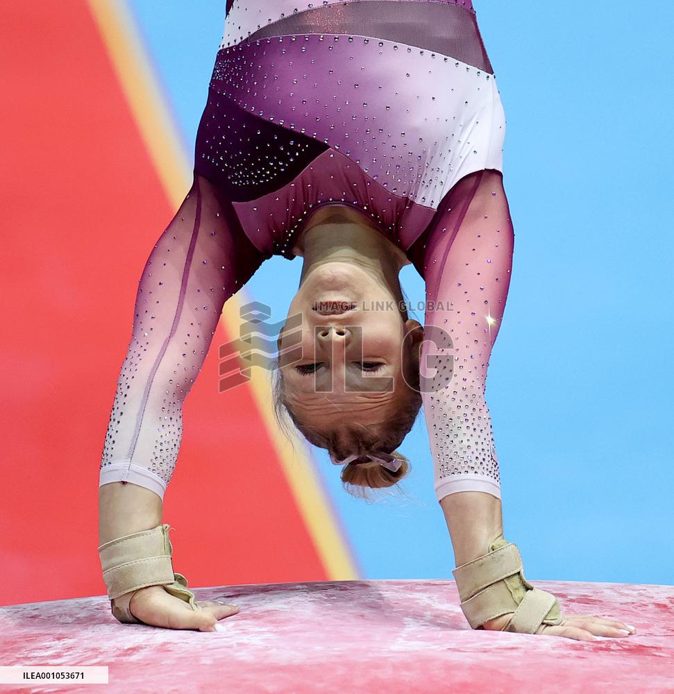 (SP)BRITAIN-LIVERPOOL-ARTISTIC GYMNASTICS-WORLD CHAMPIONSHIPS-WOMEN'S VAULT FINAL