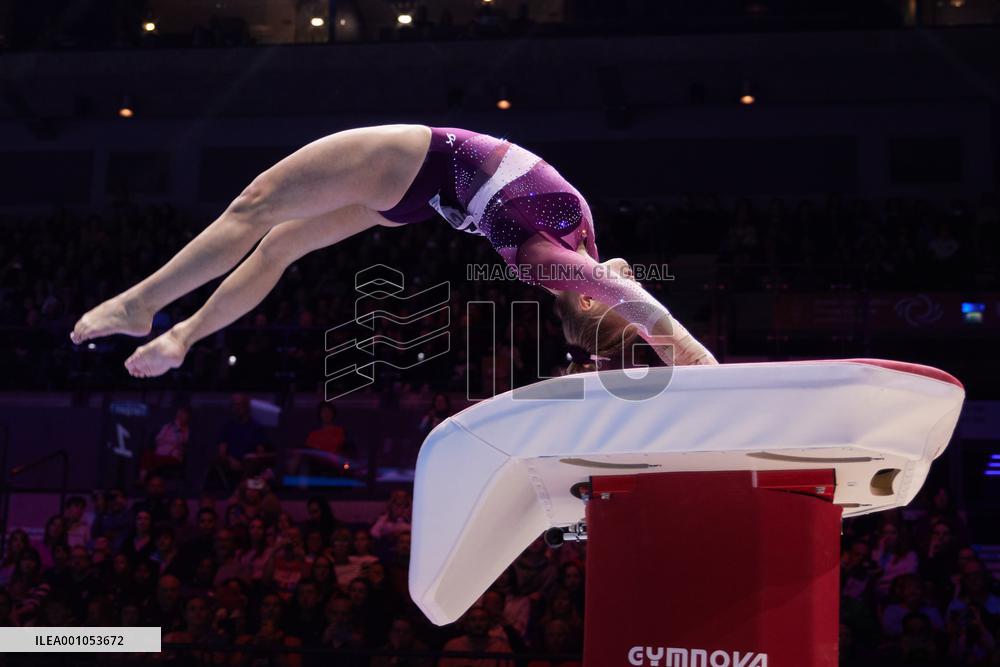 (SP)BRITAIN-LIVERPOOL-ARTISTIC GYMNASTICS-WORLD CHAMPIONSHIPS-WOMEN'S VAULT FINAL