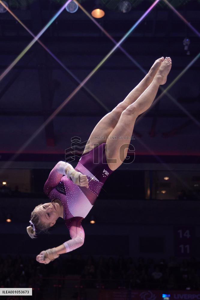 (SP)BRITAIN-LIVERPOOL-ARTISTIC GYMNASTICS-WORLD CHAMPIONSHIPS-WOMEN'S VAULT FINAL