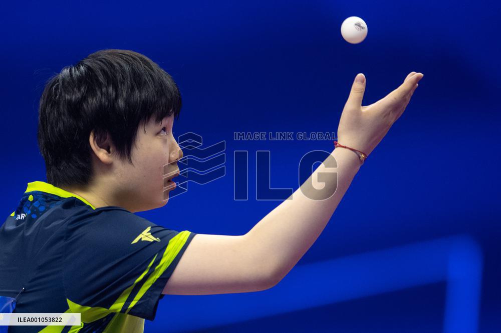 (SP)CHINA-HUBEI-HUANGSHI-TABLE TENNIS-NATIONAL CHAMPIONSHIPS-WOMEN'S TEAM-FINALS (CN)