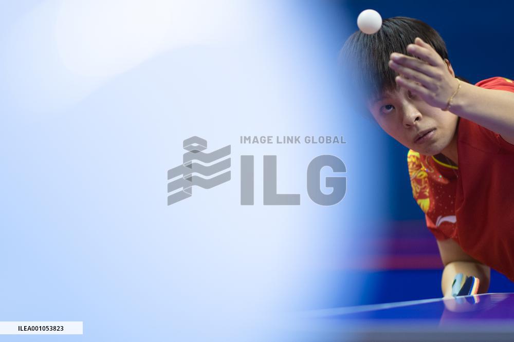 (SP)CHINA-HUBEI-HUANGSHI-TABLE TENNIS-NATIONAL CHAMPIONSHIPS-WOMEN'S TEAM-FINALS (CN)