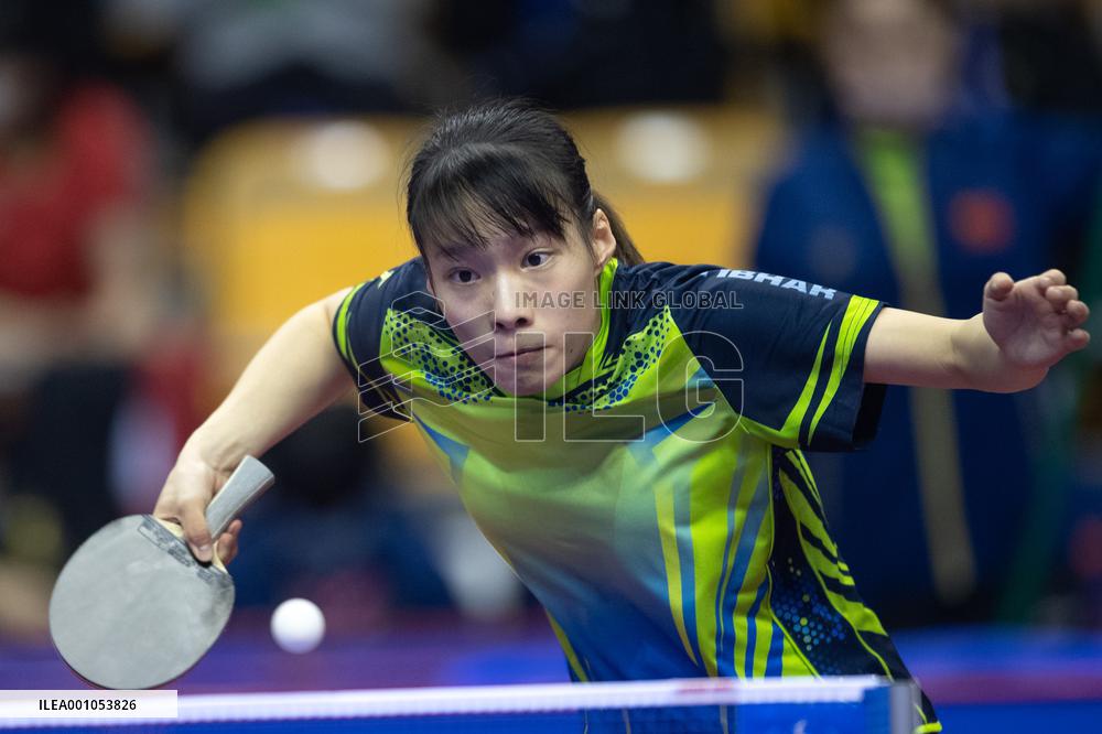 (SP)CHINA-HUBEI-HUANGSHI-TABLE TENNIS-NATIONAL CHAMPIONSHIPS-WOMEN'S TEAM-FINALS (CN)
