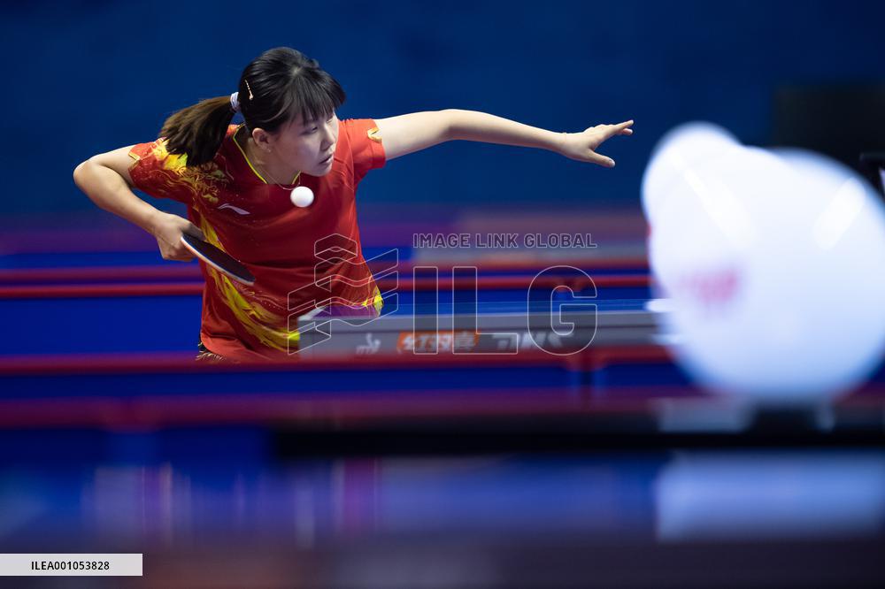 (SP)CHINA-HUBEI-HUANGSHI-TABLE TENNIS-NATIONAL CHAMPIONSHIPS-WOMEN'S TEAM-FINALS (CN)