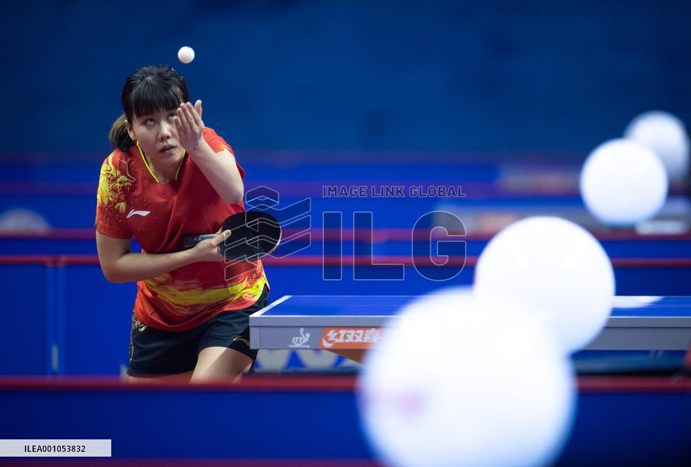 (SP)CHINA-HUBEI-HUANGSHI-TABLE TENNIS-NATIONAL CHAMPIONSHIPS-WOMEN'S TEAM-FINALS (CN)