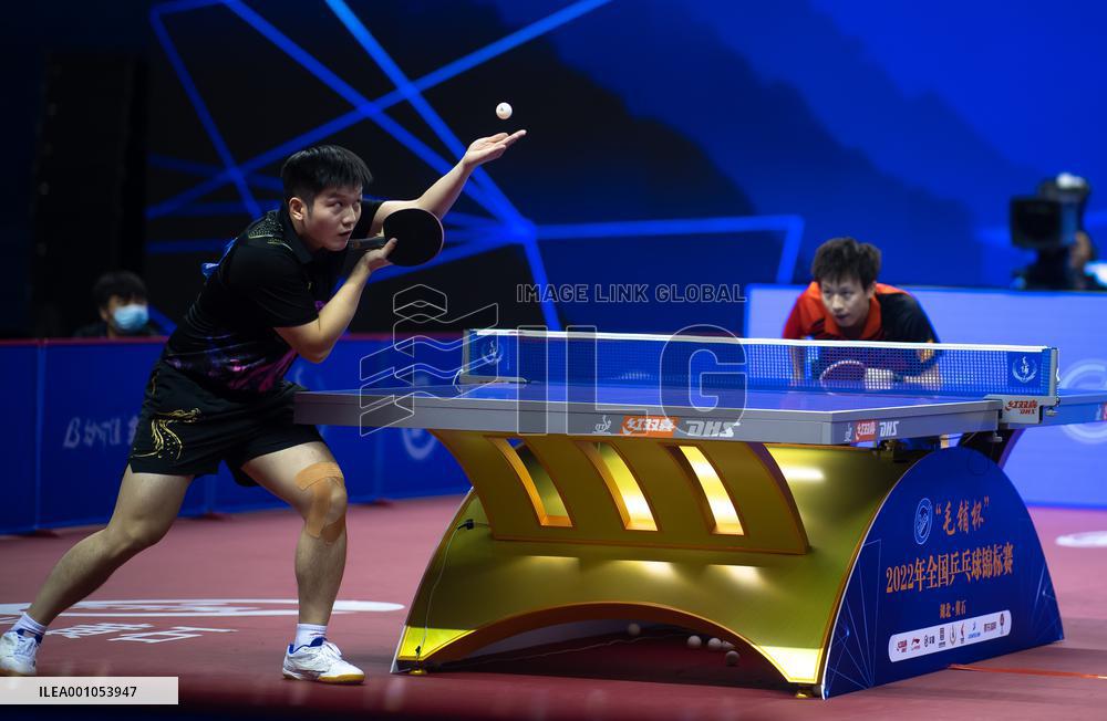 (SP)CHINA-HUBEI-HUANGSHI-TABLE TENNIS-NATIONAL CHAMPIONSHIPS-MEN'S TEAM-FINAL (CN)