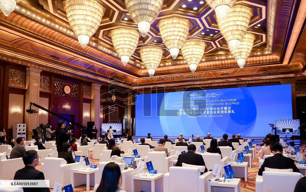 CHINA-SHANGHAI-WORLD LAUREATES FORUM (CN)