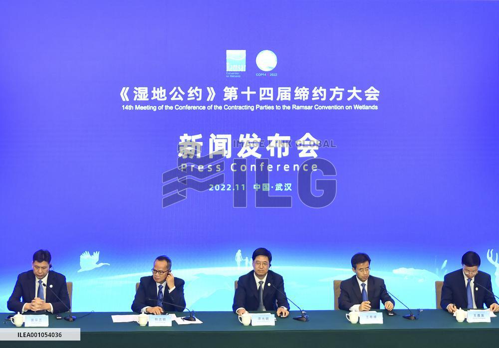 CHINA-WUHAN-RAMSAR CONVENTION-COP14-WUHAN DECLARATION (CN)