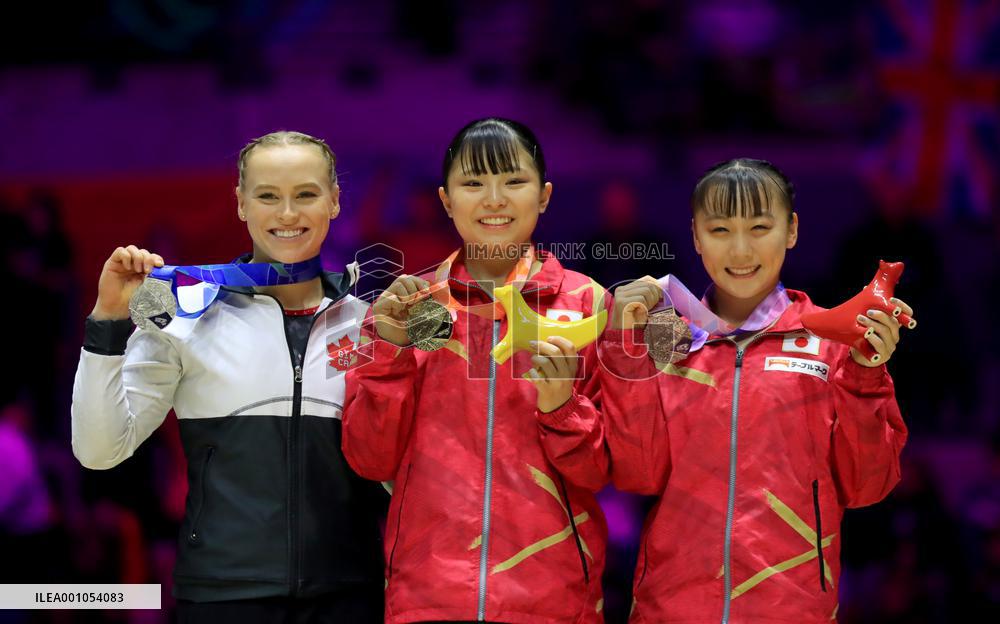 (SP)BRITAIN-LIVERPOOL-ARTISTIC GYMNASTICS-WORLD CHAMPIONSHIPS-WOMEN'S BALANCE BEAM FINAL