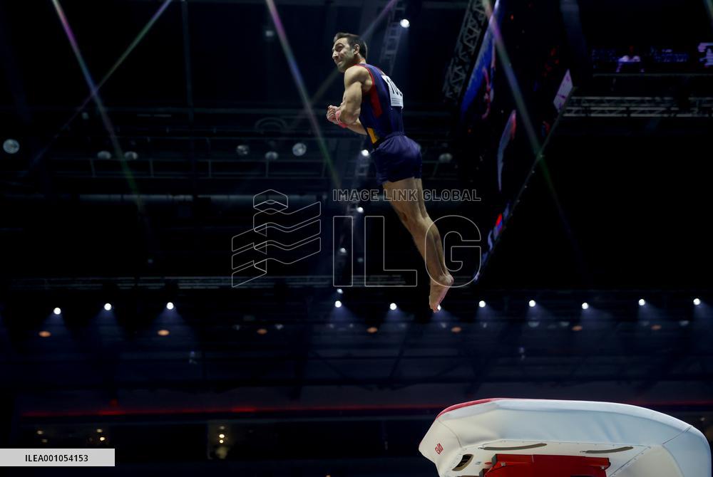 (SP)BRITAIN-LIVERPOOL-ARTISTIC GYMNASTICS-WORLD CHAMPIONSHIPS-MEN'S VAULT FINAL