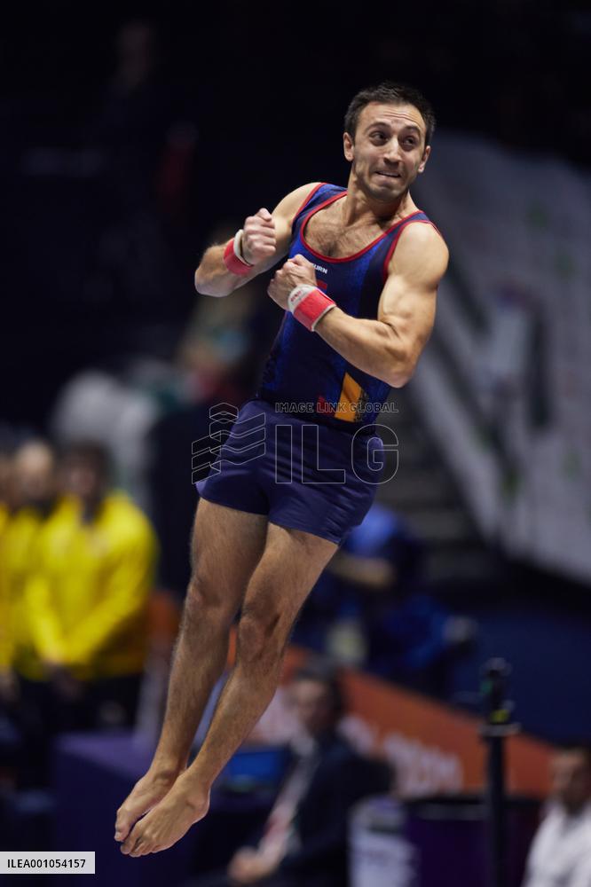 (SP)BRITAIN-LIVERPOOL-ARTISTIC GYMNASTICS-WORLD CHAMPIONSHIPS-MEN'S VAULT FINAL