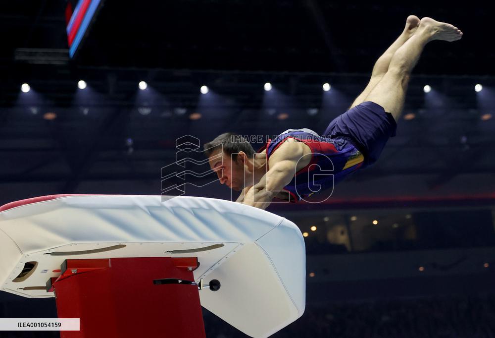 (SP)BRITAIN-LIVERPOOL-ARTISTIC GYMNASTICS-WORLD CHAMPIONSHIPS-MEN'S VAULT FINAL