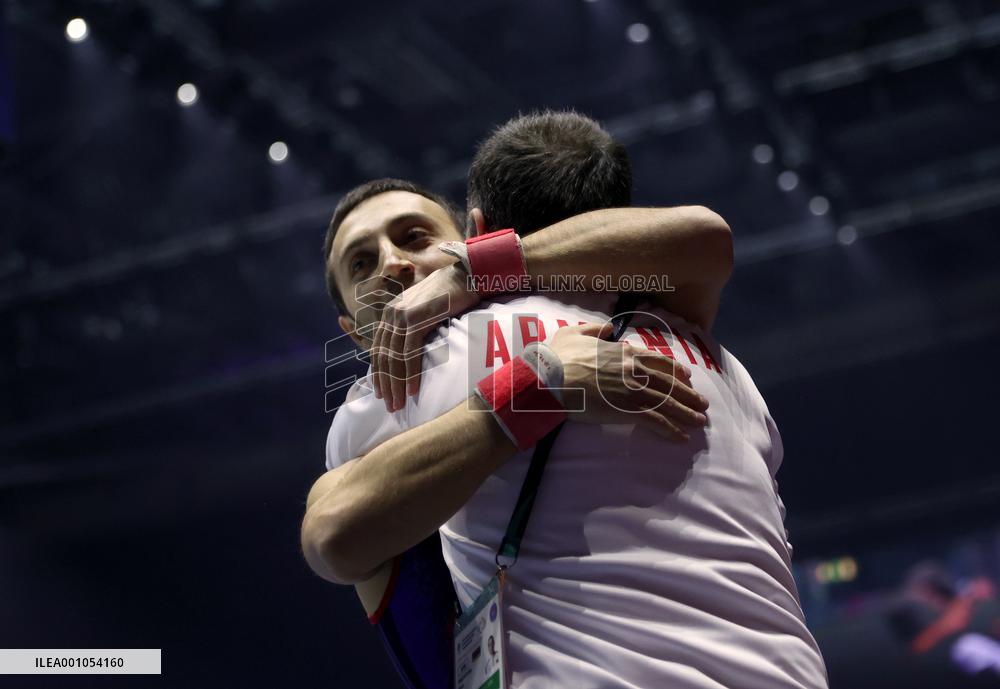 (SP)BRITAIN-LIVERPOOL-ARTISTIC GYMNASTICS-WORLD CHAMPIONSHIPS-MEN'S VAULT FINAL