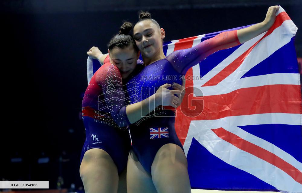 (SP)BRITAIN-LIVERPOOL-ARTISTIC GYMNASTICS-WORLD CHAMPIONSHIPS-WOMEN'S FLOOR EXERCISE FINAL