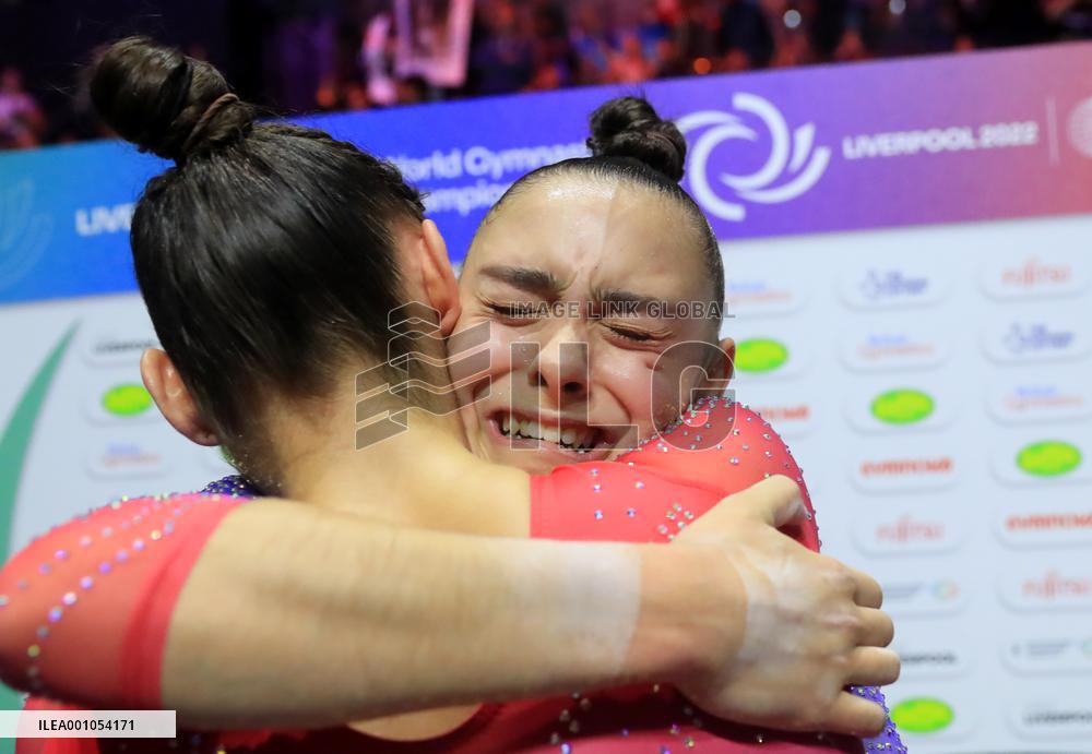 (SP)BRITAIN-LIVERPOOL-ARTISTIC GYMNASTICS-WORLD CHAMPIONSHIPS-WOMEN'S FLOOR EXERCISE FINAL