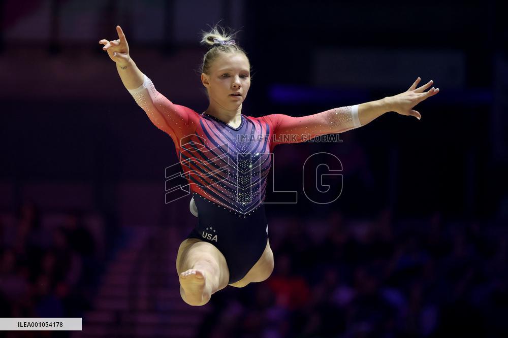 (SP)BRITAIN-LIVERPOOL-ARTISTIC GYMNASTICS-WORLD CHAMPIONSHIPS-WOMEN'S FLOOR EXERCISE FINAL