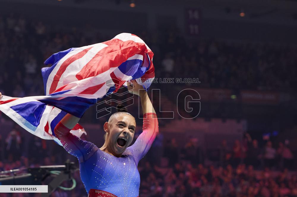 (SP)BRITAIN-LIVERPOOL-ARTISTIC GYMNASTICS-WORLD CHAMPIONSHIPS-WOMEN'S FLOOR EXERCISE FINAL