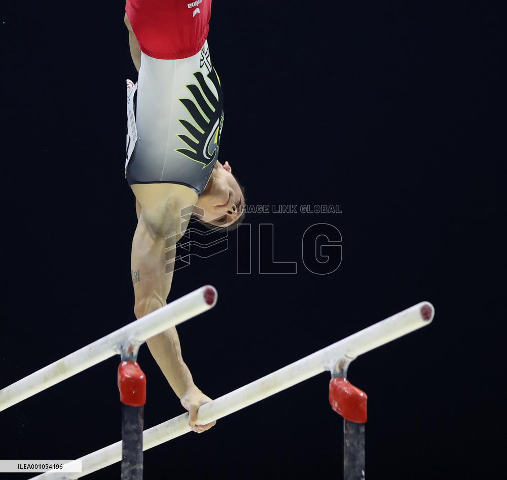 (SP)BRITAIN-LIVERPOOL-ARTISTIC GYMNASTICS-WORLD CHAMPIONSHIPS-MAN'S PARALLEL BARS FINAL