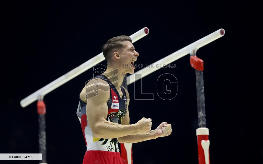 (SP)BRITAIN-LIVERPOOL-ARTISTIC GYMNASTICS-WORLD CHAMPIONSHIPS-MAN'S PARALLEL BARS FINAL