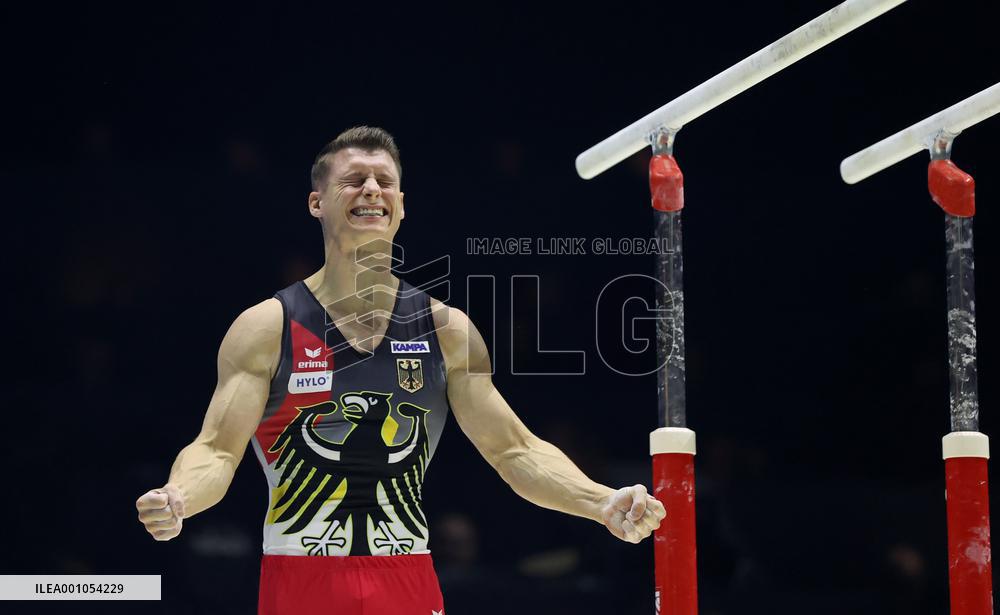 (SP)BRITAIN-LIVERPOOL-ARTISTIC GYMNASTICS-WORLD CHAMPIONSHIPS-MAN'S PARALLEL BARS FINAL