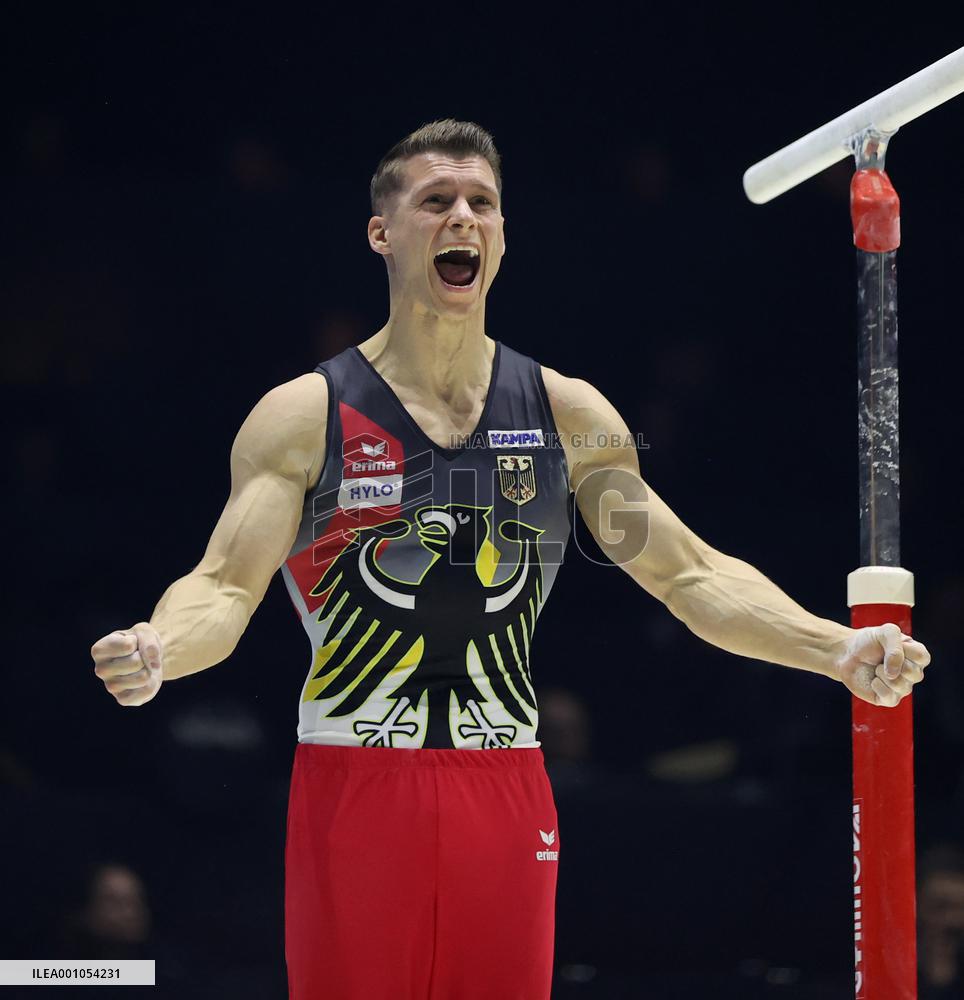(SP)BRITAIN-LIVERPOOL-ARTISTIC GYMNASTICS-WORLD CHAMPIONSHIPS-MAN'S PARALLEL BARS FINAL