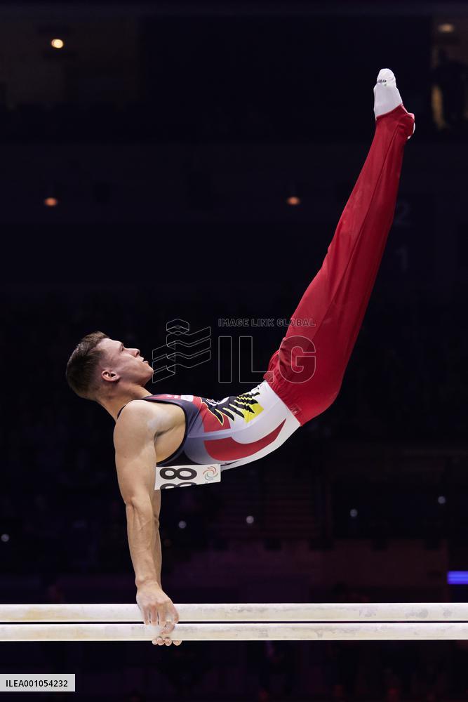 (SP)BRITAIN-LIVERPOOL-ARTISTIC GYMNASTICS-WORLD CHAMPIONSHIPS-MAN'S PARALLEL BARS FINAL