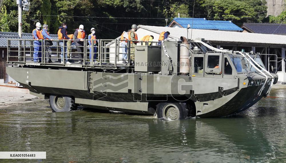 Disaster drill for nuclear power plant accident