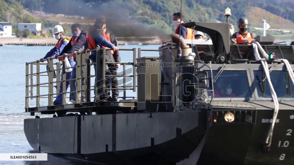 Disaster drill for nuclear power plant accident