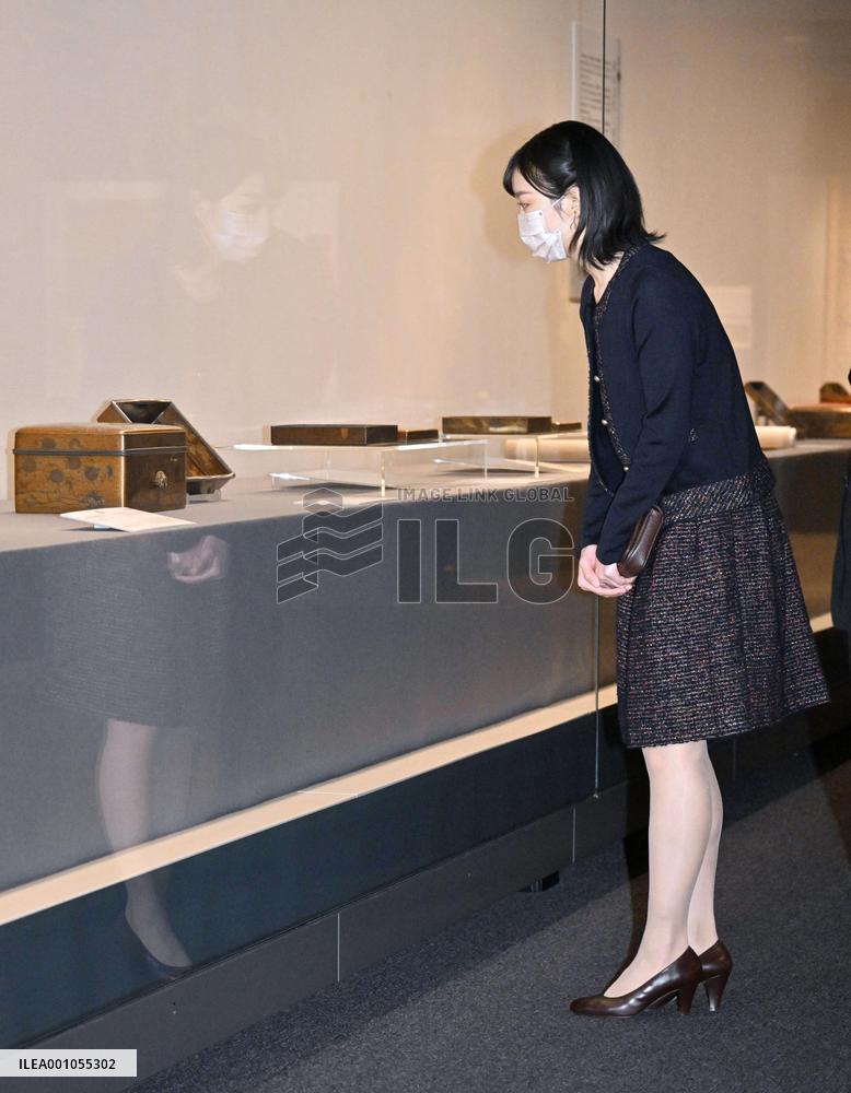 Japan Princess Kako at art exhibition