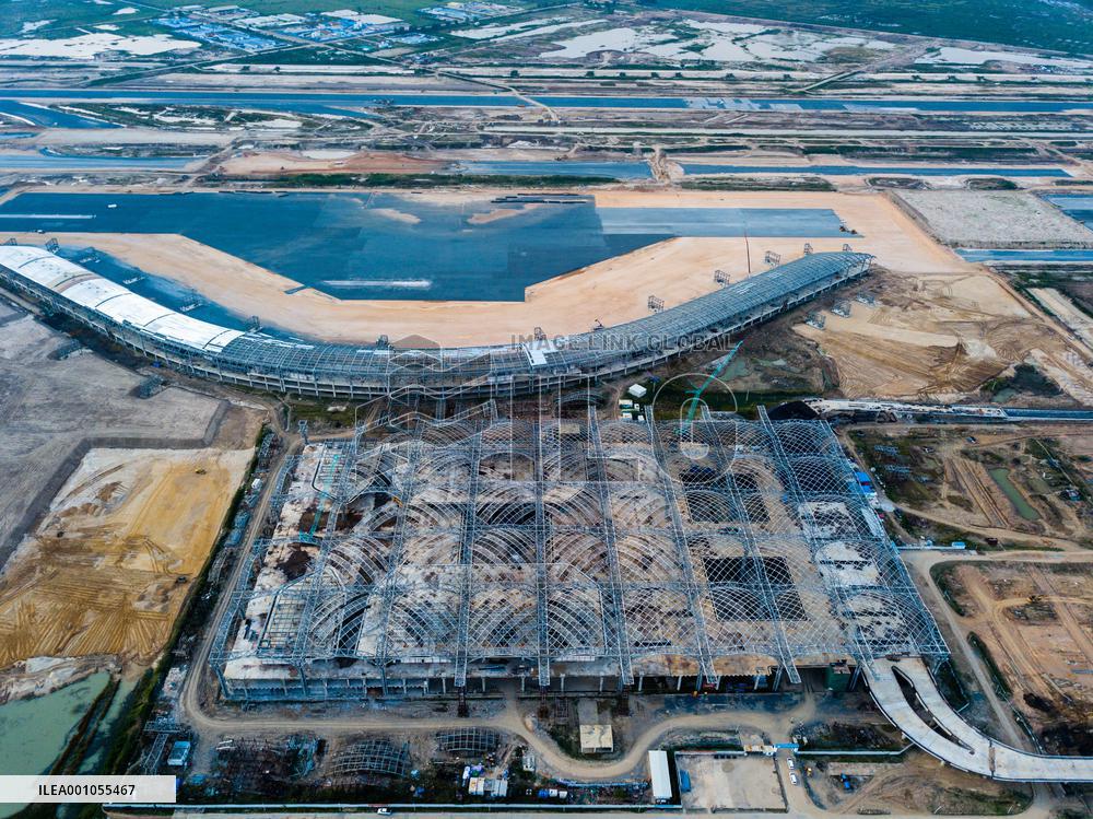 CAMBODIA-NEW PHNOM PENH INTERNATIONAL AIRPORT-CONSTRUCTION