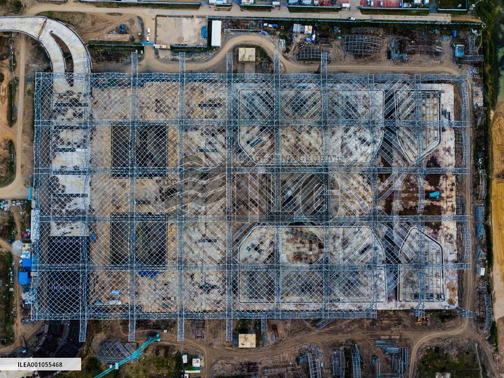 CAMBODIA-NEW PHNOM PENH INTERNATIONAL AIRPORT-CONSTRUCTION