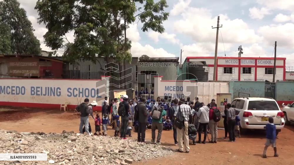 Cultural exhibition held in slum school to boost Sino-African cooperation