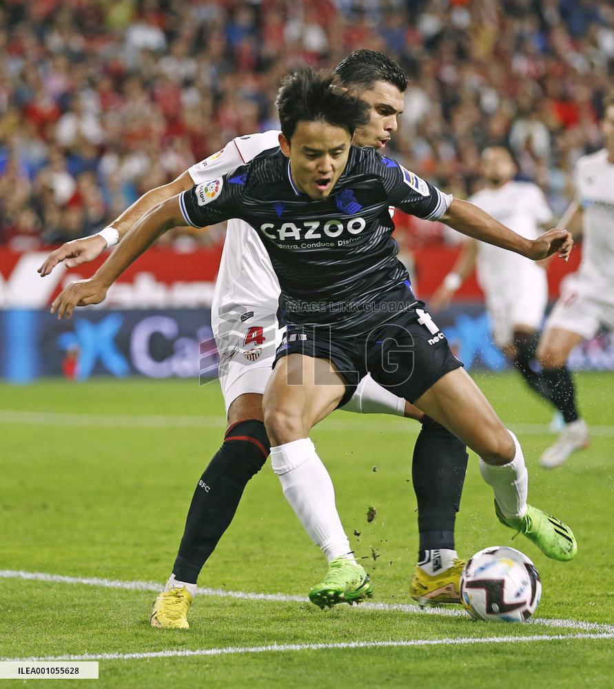 Football: Real Sociedad vs. Sevilla