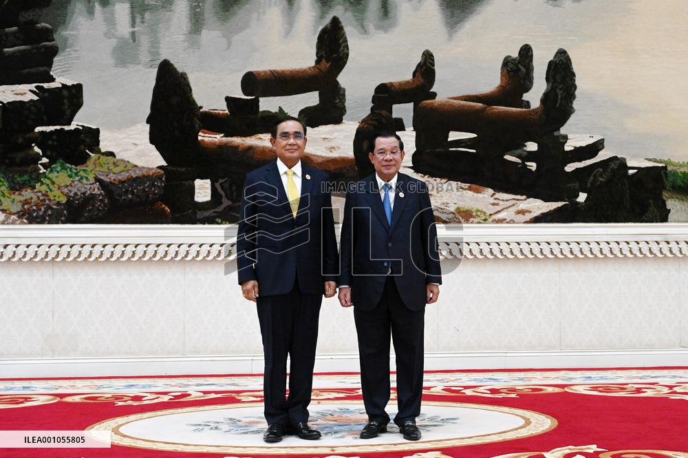 CAMBODIA-PHNOM PENH-THAILAND-PM-MEETING