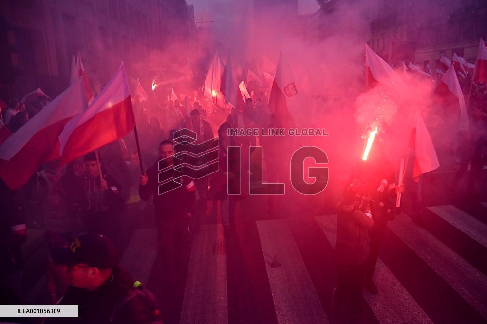 POLAND-WARSAW-INDEPENDENCE DAY-MARCH