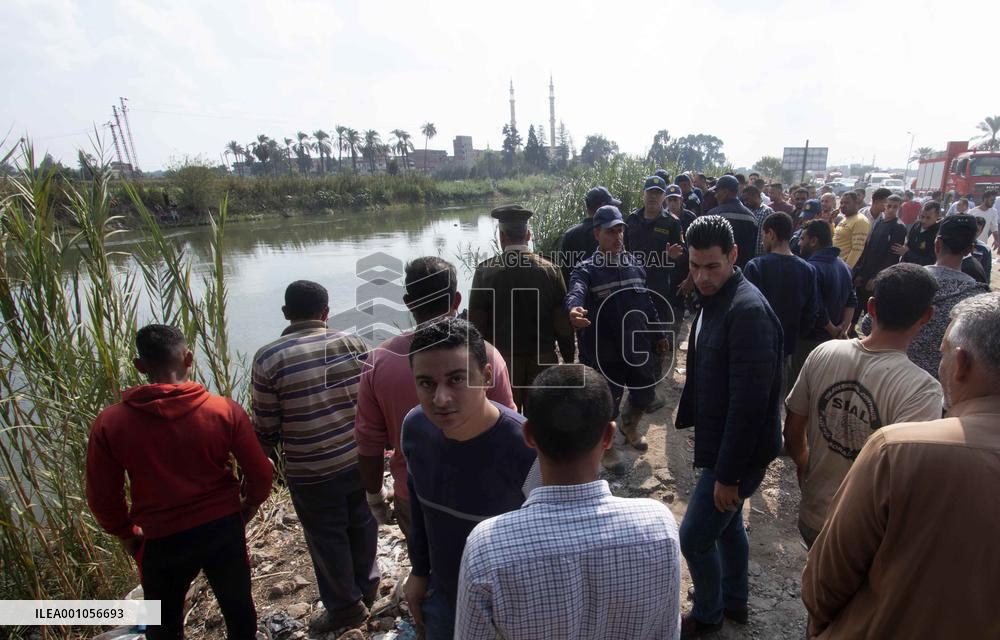 EGYPT-DAKAHLIA-MINIBUS ACCIDENT