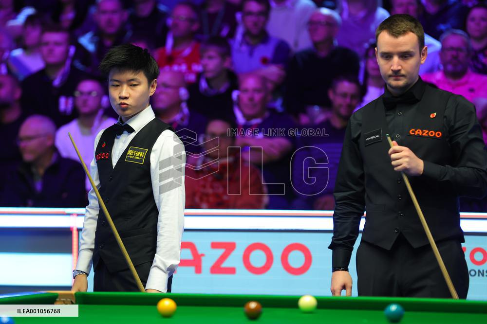 (SP)BRITAIN-YORK-SNOOKER-UK CHAMPIONSHIP-ROUND 1