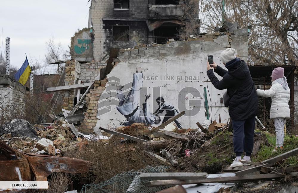 Artwork in war-torn Ukraine