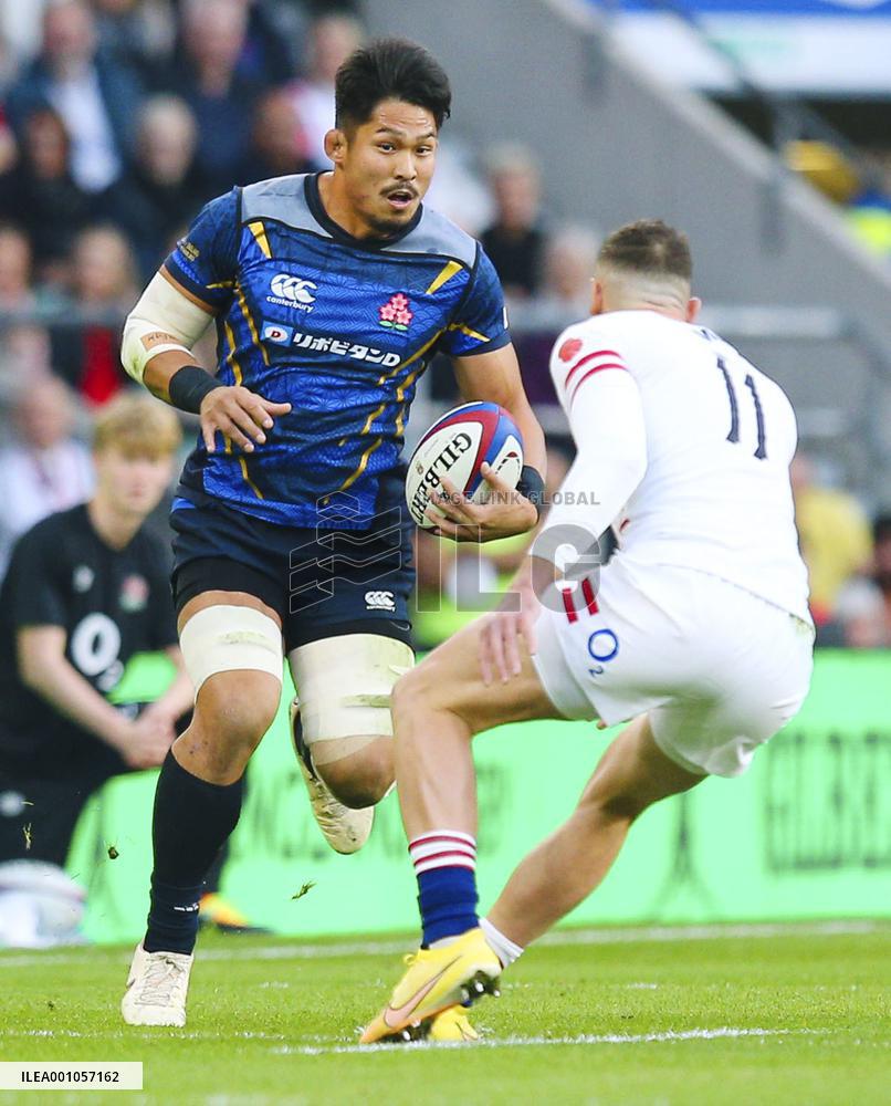 Rugby: England-Japan test match