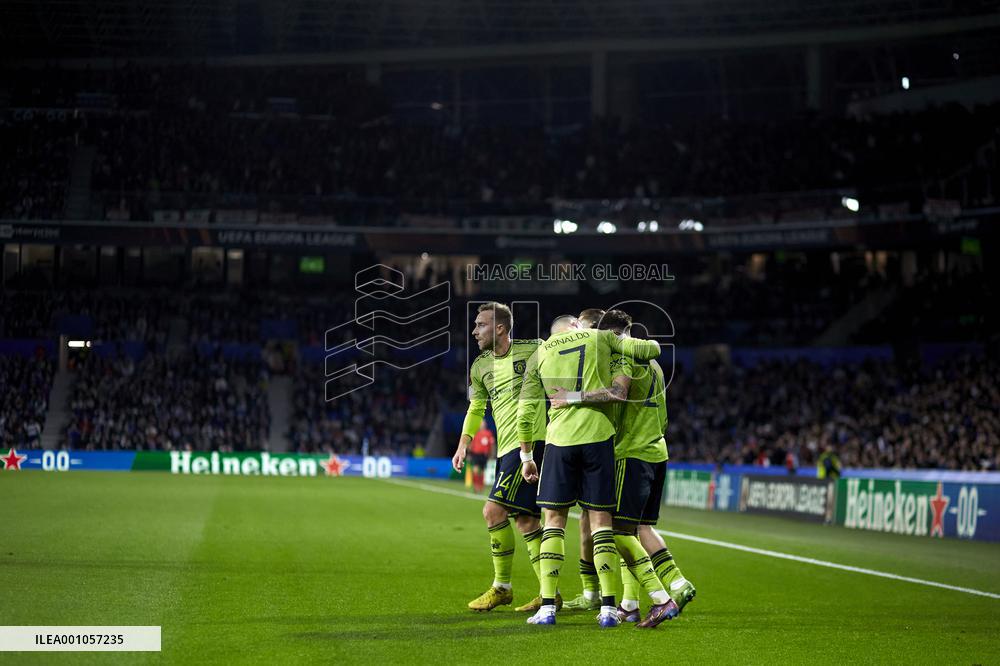 Real Sociedad v Manchester United: Group E - UEFA Europa League