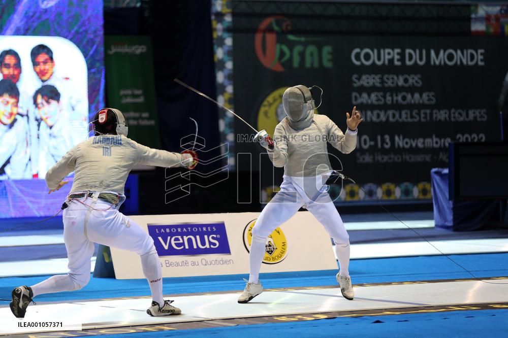 (SP)ALGERIA-ALGIERS-FENCING-WORLD CUP 2022-MEN'S TEAM FINAL