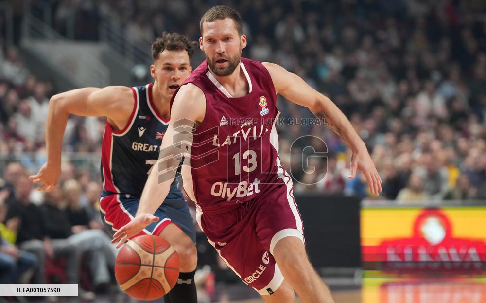 (SP)LATVIA-RIGA-BASKETBALL-FIBA WORLD CUP-QUALIFIER-LAT VS GBR
