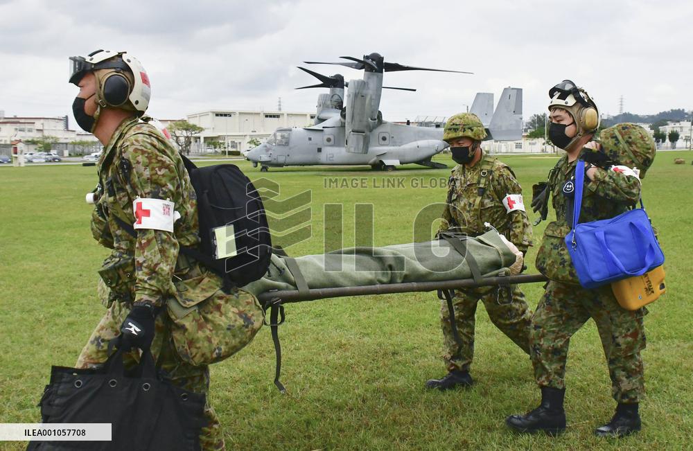 Japan-U.S. joint "Keen Sword" exercise