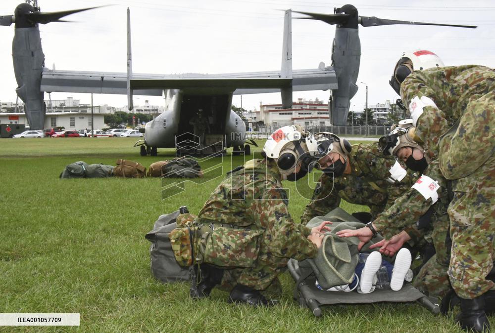 Japan-U.S. joint "Keen Sword" exercise