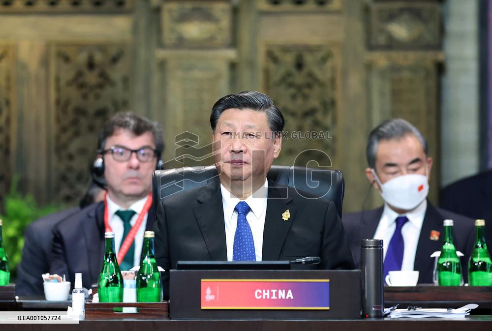INDONESIA-BALI-XI JINPING-G20 SUMMIT-SPEECH