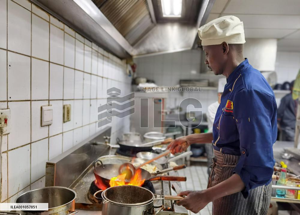 NAMIBIA-WINDHOEK-CHINESE CUISINE-CHEF