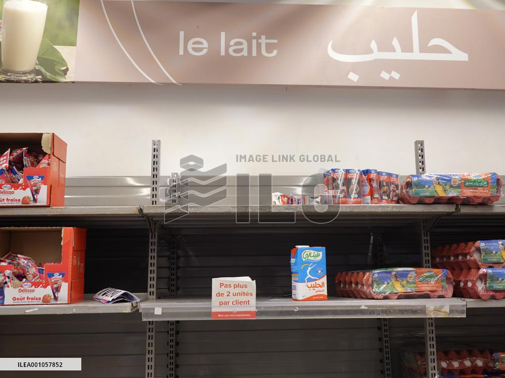 TUNISIA-TUNIS-MILK-SHORTAGE