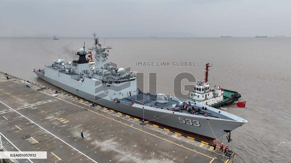 CHINA-ZHEJIANG-NAVY FLEET-ESCORT MISSION-RETURN (CN)