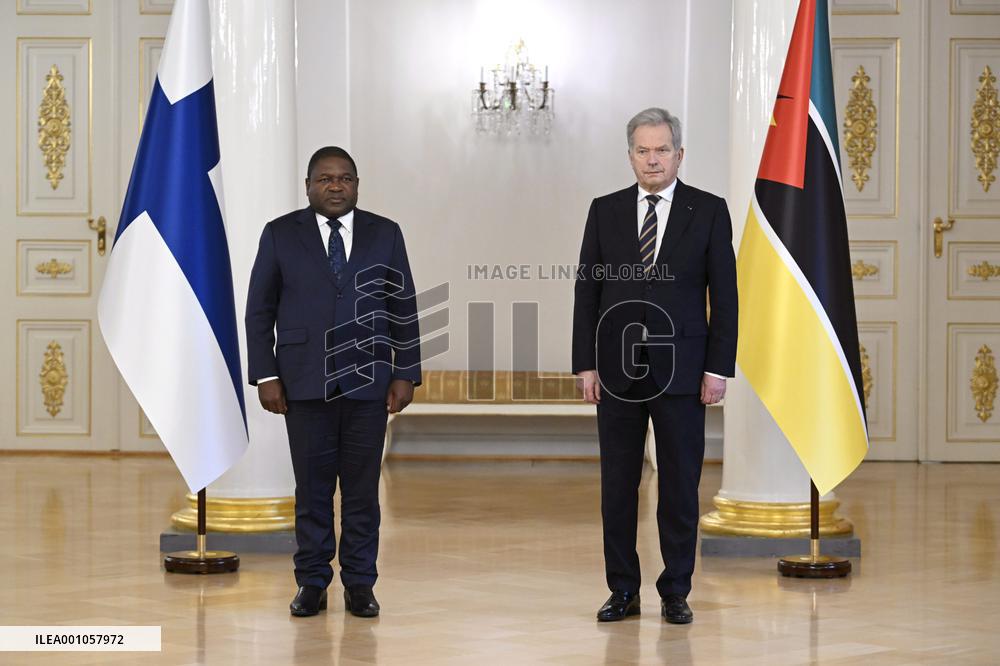 Mozambican President Filipe Nyusi visits Finland